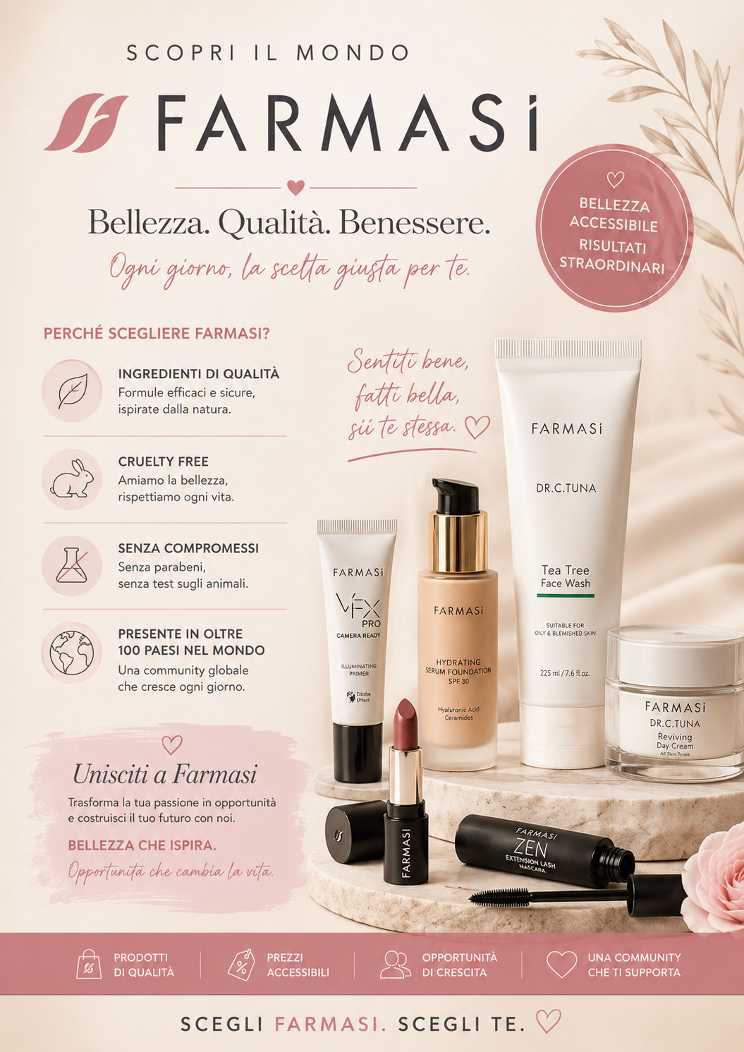 Prodotti bellezza Farmasi
